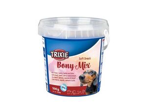 Trixie Soft Snack Bony Mix hovězí & jehněčí & losos 500g