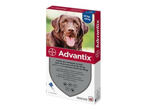 Advantix Spot on pro psy nad 25kg 1x4ml