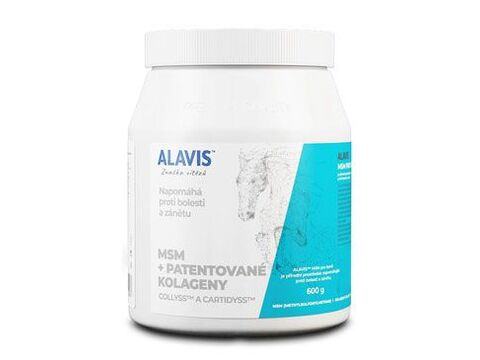 Alavis MSM pro koně s Vitaminem C plv 600g*