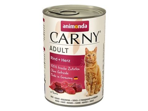 Animonda Carny Adult hovězí & srdce konzerva 400g