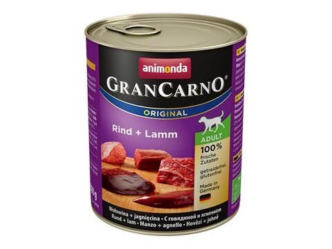 Animonda Gran Carno Adult hovězí & jehněčí konzerva 800g