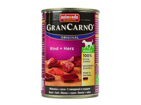 Animonda Gran Carno Adult hovězí & srdce konzerva 400g