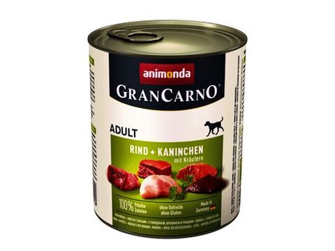 Animonda Gran Carno Adult králík & bylinky konzerva 800g