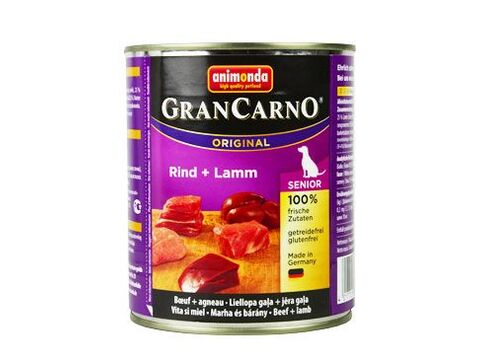 Animonda Gran Carno Senior telecí & jehněčí konzerva 800g