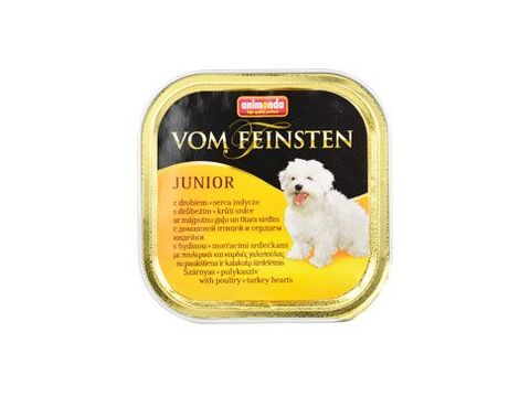 Animonda Junior drůbeží & krůtí srdce paštika pro psy 150g