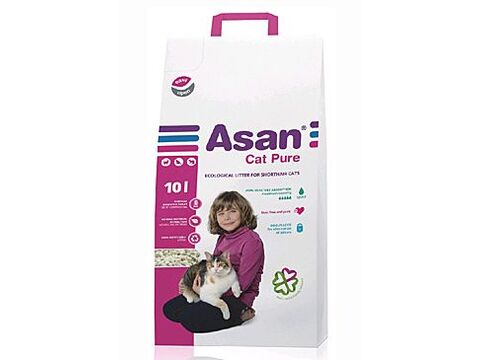 Asan Cat Pure Podestýlka 10l