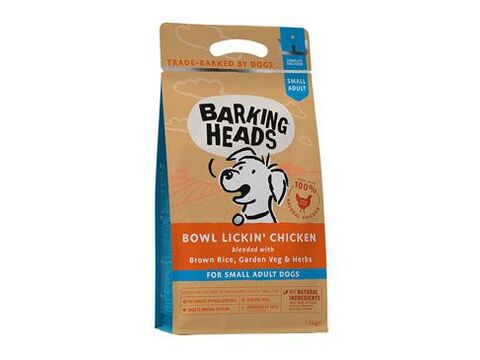 BARKING HEADS Bowl Lickin’ Chicken (Small Breed) 1,5kg