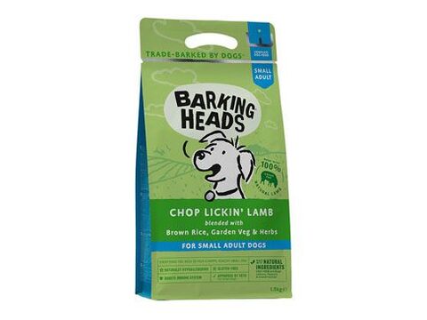 BARKING HEADS Chop Lickin’ Lamb (Small Breed) 1,5kg