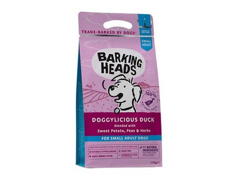 BARKING HEADS Doggylicious Duck (Small Breed) 1,5kg