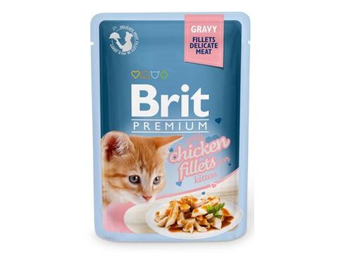 Brit Premium Cat D Fillets in Gravy for Kitten 85g