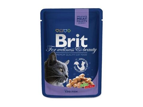 Brit Premium Cat kapsa with Cod Fish 100g