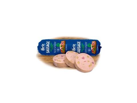 Brit Sausage Turkey & Pea 800g New