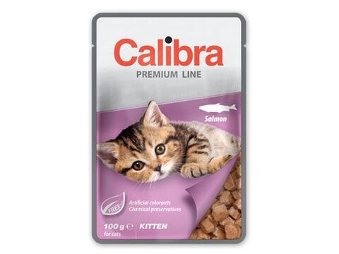 Calibra Cat  kapsa Premium Kitten Salmon 100g