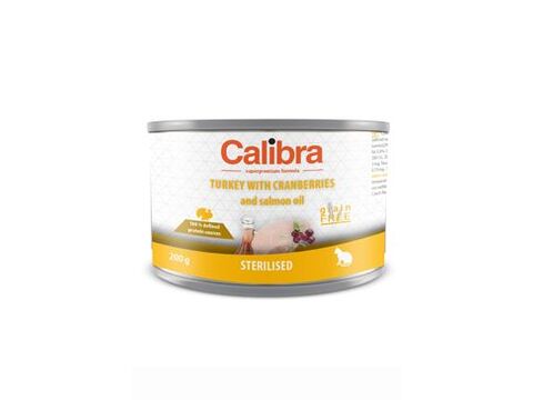 Calibra Cat konzerva Sterilised krůta 200g