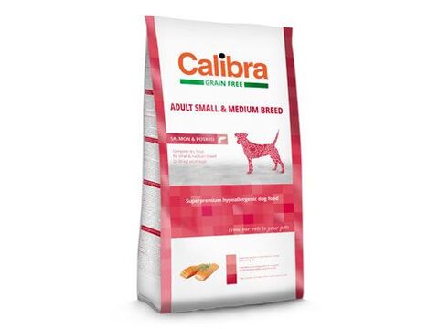 Calibra Dog GF Adult Medium & Small Salmon  12kg