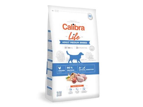 Calibra Dog Life Adult Medium Breed Chicken 12kg