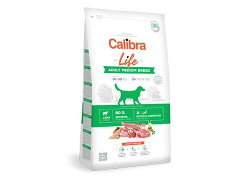 Calibra Dog Life Adult Medium Breed Lamb  2,5kg