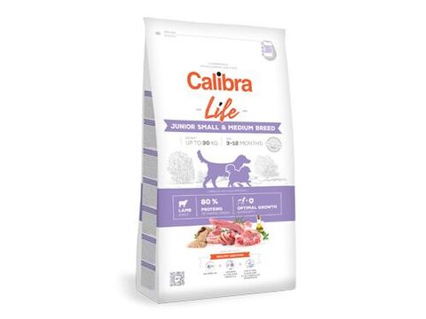 Calibra Dog Life Junior Small&Medium Breed Lamb  2,5kg