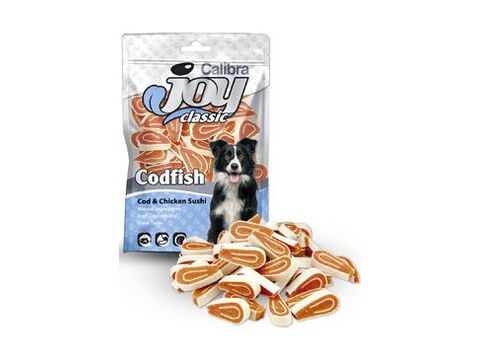 Calibra Joy Dog Classic Cod & Chicken Sushi 80g NEW