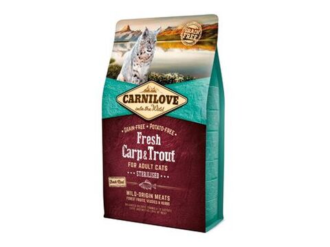Carnilove Cat Fresh Carp & Trout Sterilised Adult 2kg