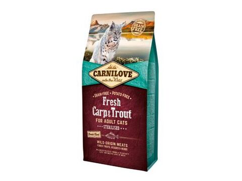 Carnilove Cat Fresh Carp & Trout Sterilised Adult 6kg