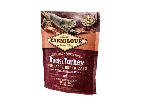 Carnilove Cat LB Duck&Turkey Muscles,Bones,Joints 400g