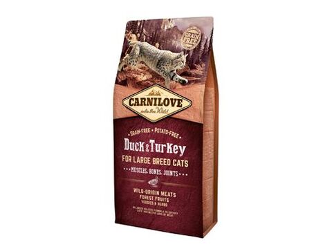 Carnilove Cat LB Duck&Turkey Muscles,Bones,Joints 6kg