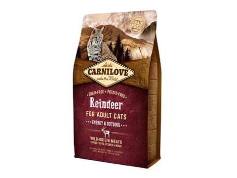 Carnilove Cat Reindeer for Adult Energy & Outdoor 2kg