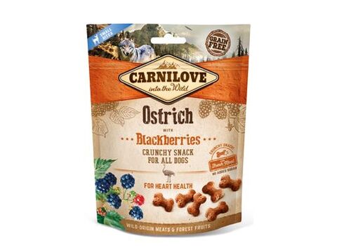 Carnilove Dog Crunchy Snack Ostrich&Blackberries 200g