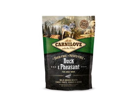 Carnilove Dog Duck & Pheasant for Adult NEW 1,5kg