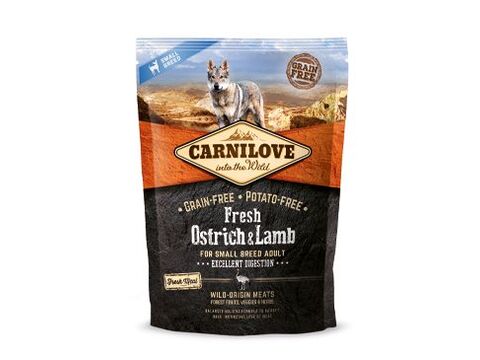 Carnilove Dog Fresh Ostrich&Lamb for Small Breed 1.5kg