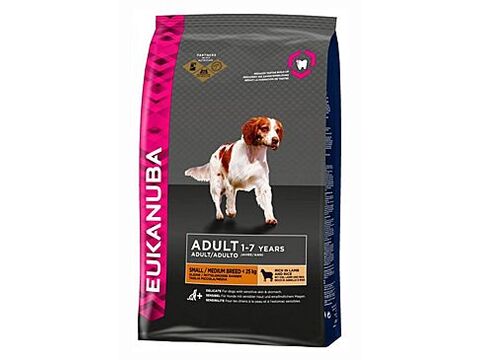 Eukanuba Dog Adult Lamb & Rice Small & Medium 12kg