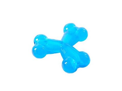 Hračka pes BUSTER Strong Y-Bone, světle modrá, XL