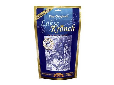 KRONCH pochoutka Treat s lososovým olejem 100% 175g