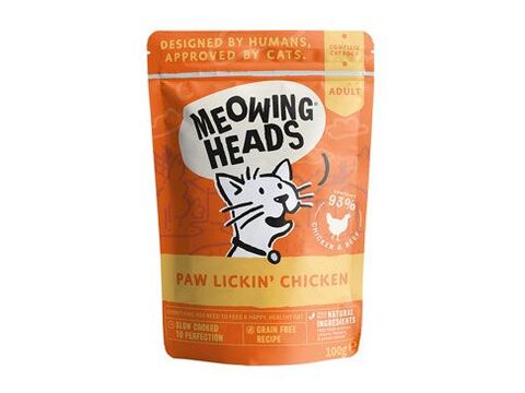 MEOWING HEADS Paw Lickin’ Chicken 100g