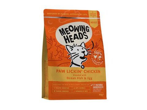 MEOWING HEADS Paw Lickin’ Chicken 450g