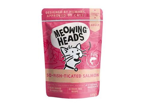 MEOWING HEADS So-fish-ticated Salmon 100g