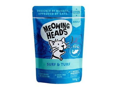 MEOWING HEADS Surf & Turf 100g