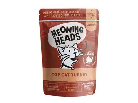 MEOWING HEADS Top Cat Turkey 100g