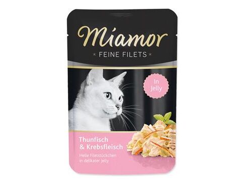 Miamor Cat Filet kapsa tuňák+krab 100g