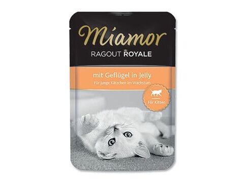 Miamor Cat Ragout Junior kapsa drůbež100g