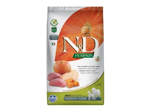 N&D GF Pumpkin DOG Adult M/L Boar & Apple 2,5kg