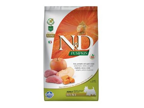 N&D GF Pumpkin DOG Adult Mini Boar & Apple 2,5kg