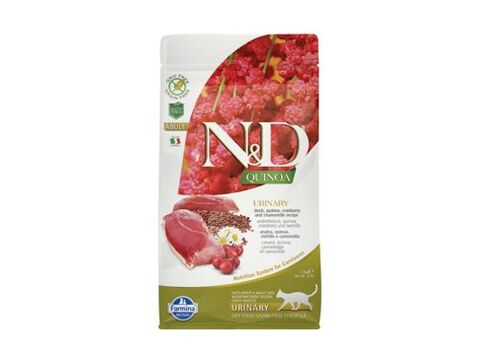 N&D GF Quinoa CAT Urinary Duck & Cranberry 1,5kg