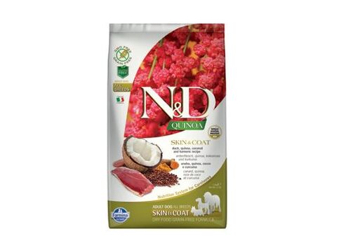 N&D GF Quinoa DOG Skin&Coat Duck & Coconut 2,5kg