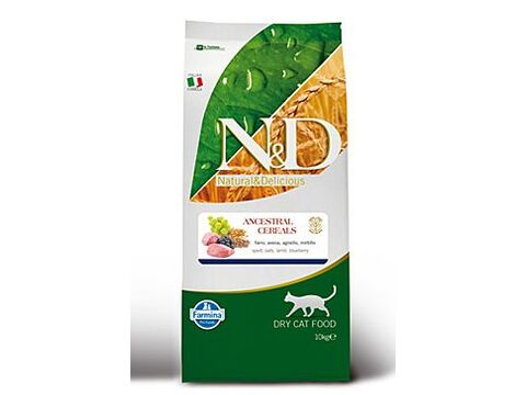 N&D Low Grain Cat Adult Lamb & Blueberry 10kg