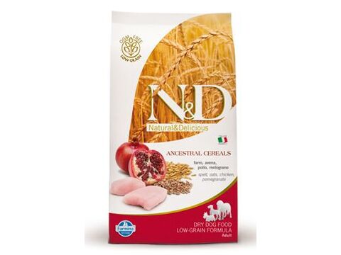 N&D Low Grain Dog Adult Mini Chicken & Pomegrate 2,5kg