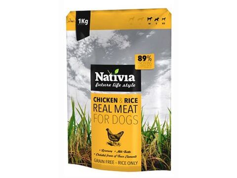 Nativia Real Meat Chicken & Rice 1kg