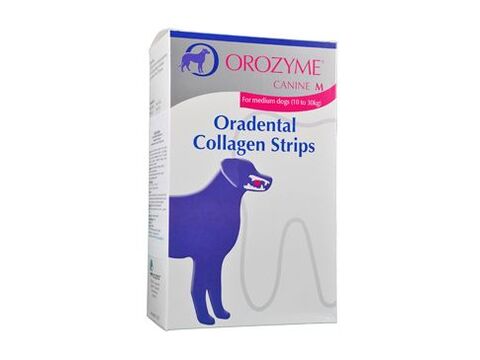 Orozyme enzymatické žvýkací plátky pro psy M 10-30kg 141g