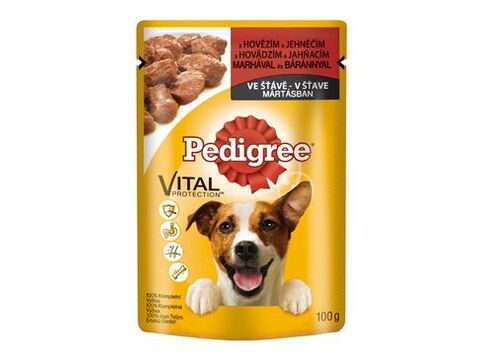 Pedigree kapsa Adult hovězí/jehně 100g